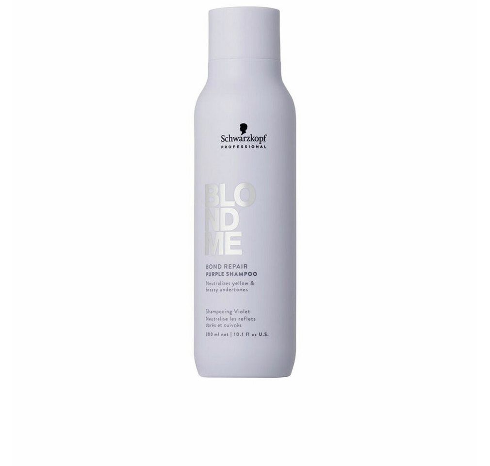 Schwarzkopf Haarpflege-Set BLONDME BOND REPAIR Shampoo Purple 300 ml von Schwarzkopf