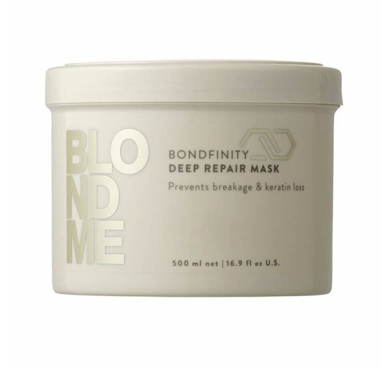 Schwarzkopf Haarpflege-Set BLONDME BONDFINITY intensive Reparaturbehandlung 500 ml von Schwarzkopf