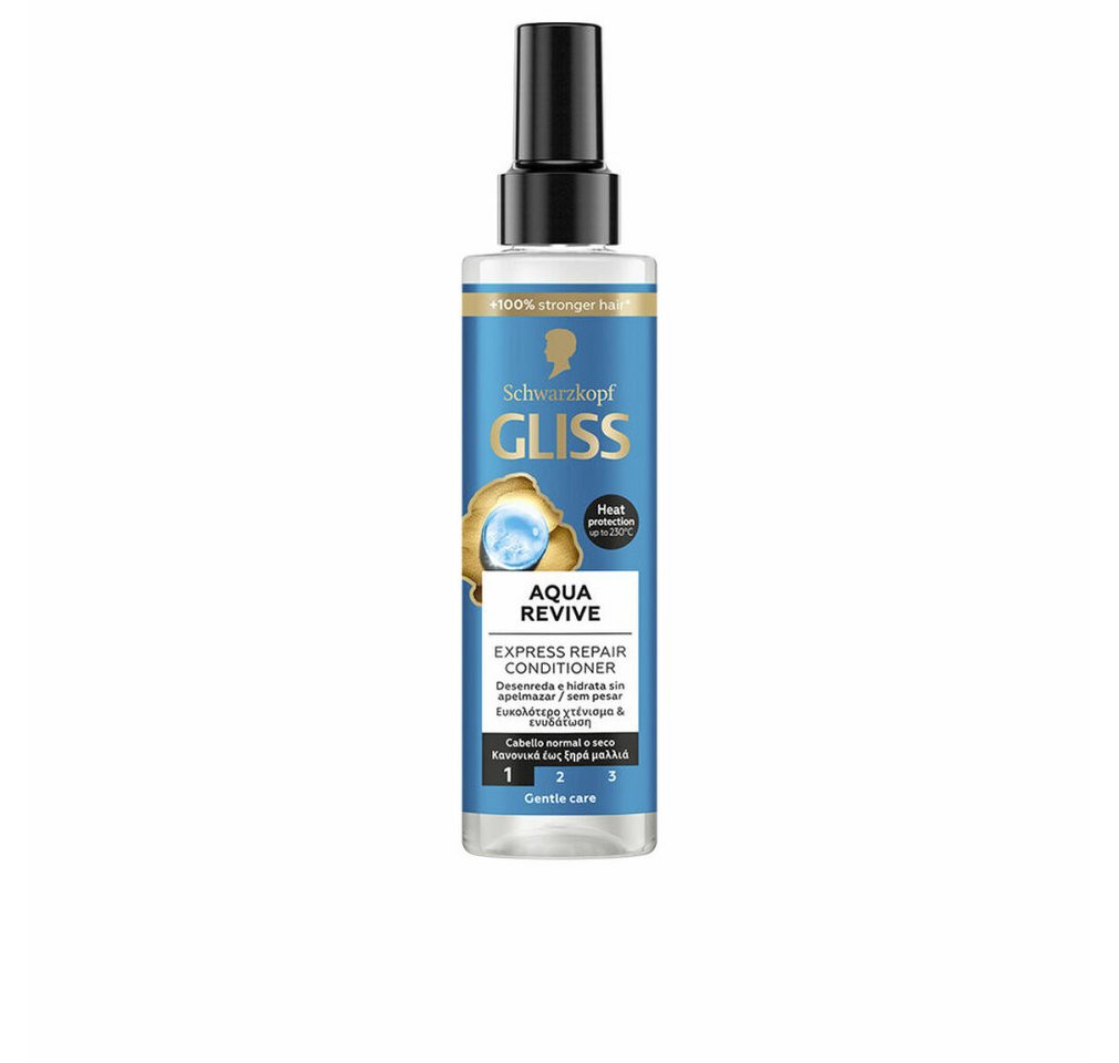 Schwarzkopf Haarpflege-Set GLISS AQUA REVIVE Pflegespray 200 ml von Schwarzkopf