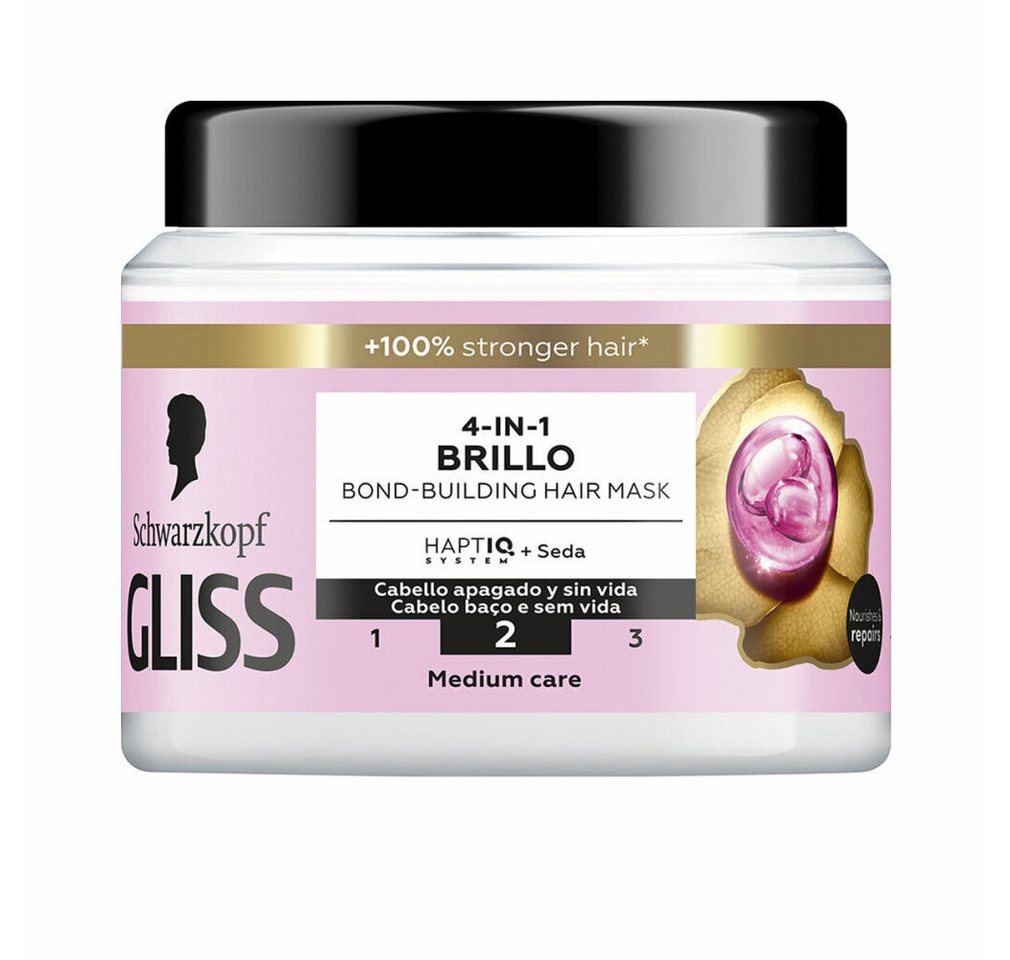 Schwarzkopf Haarpflege-Set GLISS LIQUID SLIK Maske 400 ml von Schwarzkopf