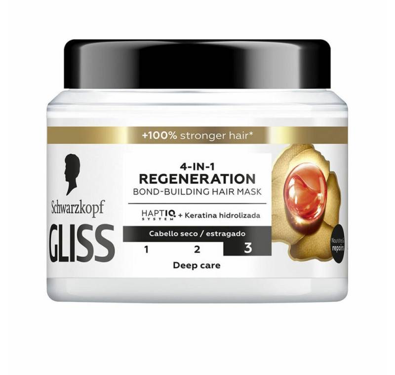 Schwarzkopf Haarpflege-Set GLISS TOTAL REPAIR Maske 400 ml von Schwarzkopf