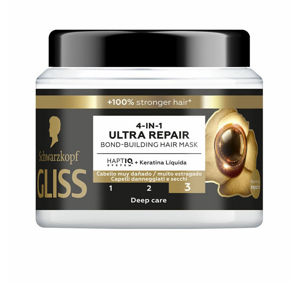 Schwarzkopf Haarpflege-Set GLISS ULTIMATE REPAIR Mascarilla 400 ml von Schwarzkopf
