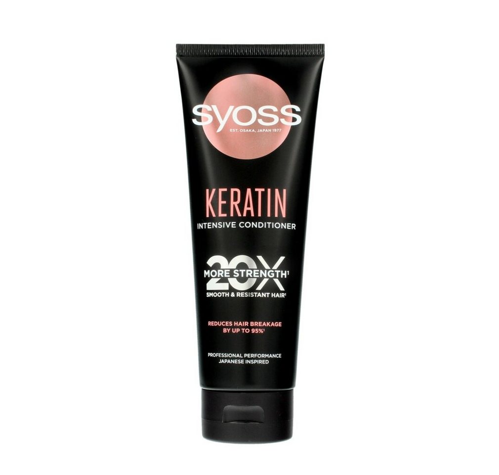 Schwarzkopf Haarshampoo SYOSS Keratin Intensiv-Spülung zur Kräftigung von brüchigem Haar 250ml Schwarzkopf Haarshampoo SYOSS Keratin Intensiv-Spülung zur Kräftigung von brüchigem Haar 250ml von Schwarzkopf
