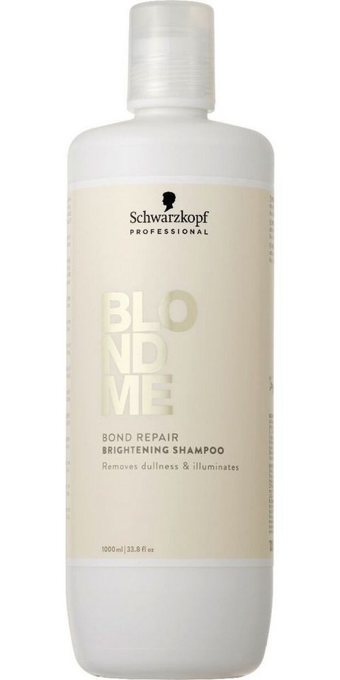 Schwarzkopf Haarshampoo Schwarzkopf BlondMe Bond Repair Brightening Shampoo 1000ml von Schwarzkopf