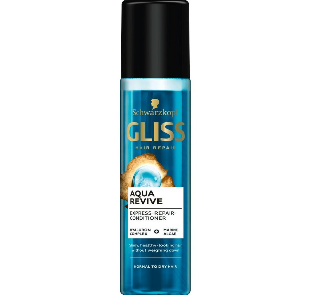 Schwarzkopf Haarspülung GLISS Aqua Revive Express Repair Conditioner Spray-on Leave-in 200ml Schwarzkopf Haarspülung GLISS Aqua Revive Express Repair Conditioner Spray-on Leave-in 200ml von Schwarzkopf