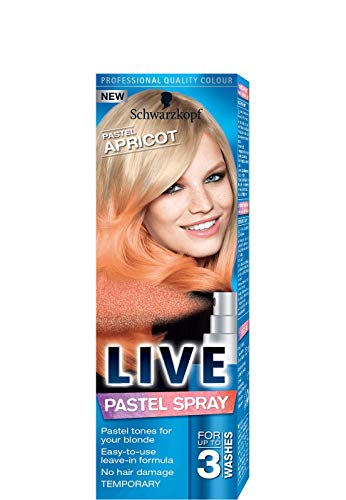 Schwarzkopf Live Pastel Spray - PASTEL APRICOT (1 x 125 ml) von Schwarzkopf