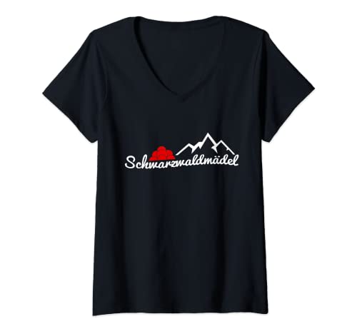 Damen Schwarzwaldmädel - Schwarzwald Mädchen Geschenk Frauen T-Shirt mit V-Ausschnitt Damen Schwarzwaldmädel - Schwarzwald Mädchen Geschenk Frauen T-Shirt mit V-Ausschnitt von Schwarzwald Mädchen & Frauen Geschenkidee