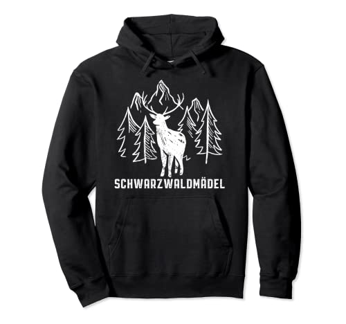 Schwarzwald Schwarzwaldmädel Bollenhut Damen Deutschland Pullover Hoodie von Schwarzwald Schwarzwaldmädel Frauen Mädchen