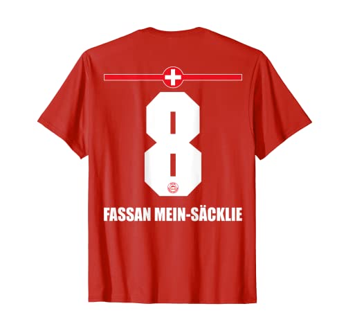 Schweiz Sauf Trikot Herren Mein-Säcklie Saufnamen T-Shirt von Schweiz Sauf Trikot - Schweizer Trikot Merch