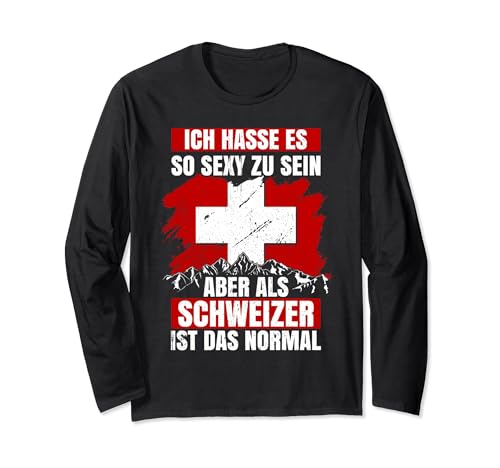 Schweizer T-Shirt Herren Kinder Zürich Bern Suisse Geschenk Langarmshirt von Schweiz Tshirt Kinder Herren Switzerland Swiss