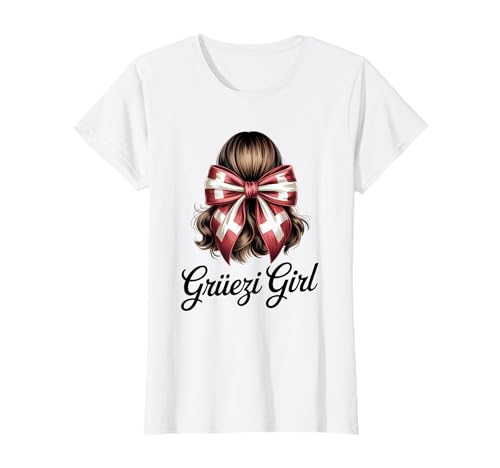Grüezi Girl Mädchen Schweizer Flagge Schweiz T-Shirt Grüezi Girl Mädchen Schweizer Flagge Schweiz T-Shirt von Schweizer Flagge Schweiz Wurzeln