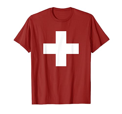 Schweizer Flagge Kreuz Schweiz Suisse Svizzera Flaggen T-Shirt von Schweizer Flaggen Co.