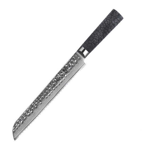 Schwenkgrill-ABC Damast Brotmesser 30 cm lang Klinge 21cm aus VG10 Designer von Schwenkgrill-ABC