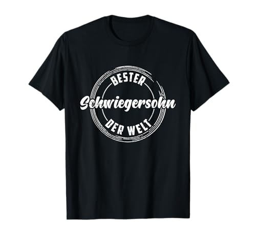 Herren Bester Schwiegersohn Der Welt Cooler Schwiegersohn T-Shirt von Schwiegersohn Designs für Herren