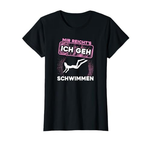 Schwimmerin Damen Schwimmprüfung, Mädchen Schwimmen T-Shirt von Schwimmen Geschenke Frauen, Schwimmen Zubehör