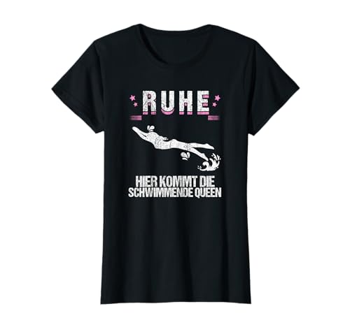 Schwimmerin Damen Schwimmprüfung, Mädchen Schwimmen T-Shirt von Schwimmen Geschenke Frauen, Schwimmen Zubehör