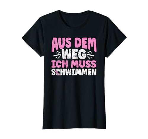 Schwimmerin Damen Schwimmprüfung, Mädchen Schwimmen T-Shirt von Schwimmen Geschenke Frauen, Schwimmen Zubehör