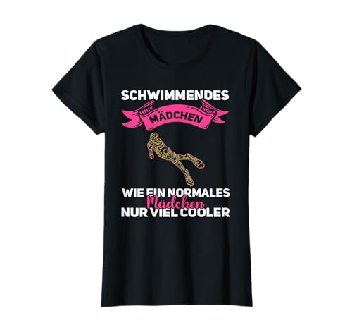 Schwimmerin Damen Schwimmprüfung, Schule Mädchen Schwimmen T-Shirt von Schwimmen Geschenke Frauen, Schwimmen Zubehör