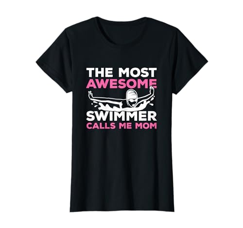 Schwimmer Mama Schwimmmutter Schwimmerin T-Shirt Schwimmer Mama Schwimmmutter Schwimmerin T-Shirt von Schwimmsport Geschenke zum Muttertag