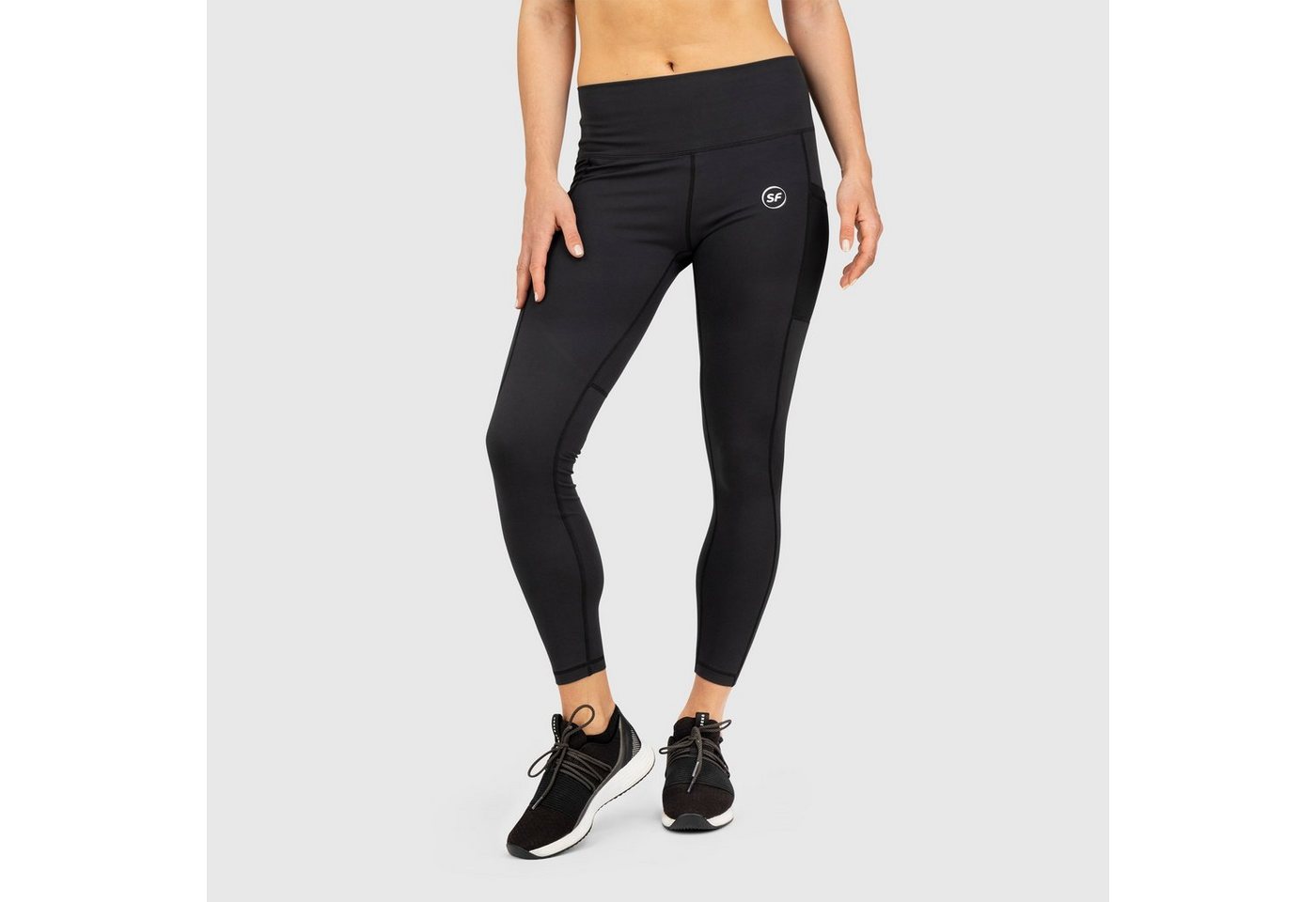 Schwungfit Yogaleggings High-Rise, Push Up Damen Leggings (Highwaist Leggings hoher Bund) Sportleggings mit 2 Mesh Taschen von Schwungfit