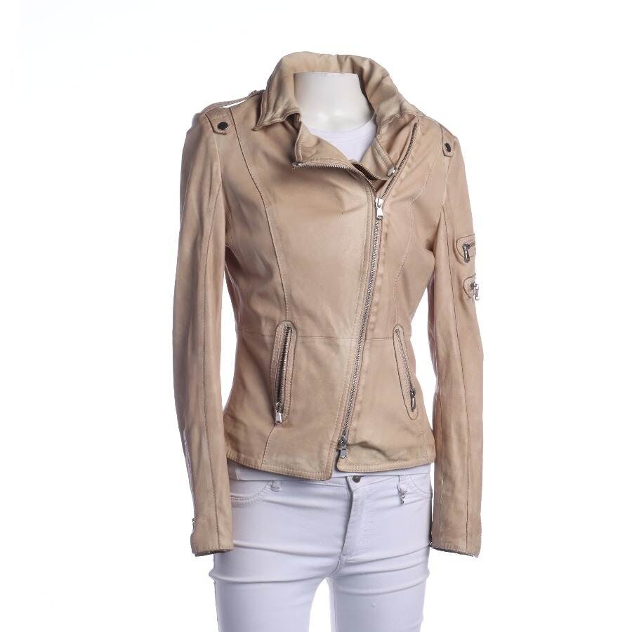 Schyia Lederjacke 36 Cream von Schyia