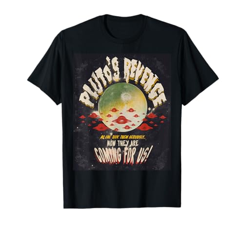 Pluto vergisst niemals Rache Ufo-Invasion Science-Fiction Männer T-Shirt Pluto vergisst niemals Rache Ufo-Invasion Science-Fiction Männer T-Shirt von Sci-Fi Clothing Funny Ufo Planet Julib Graphic Tee