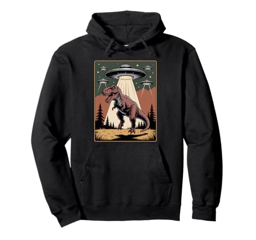 Lustiger Alien Abduktion UFO Dinosaurier Witz Frauen Männer sarkastisch Pullover Hoodie Lustiger Alien Abduktion UFO Dinosaurier Witz Frauen Männer sarkastisch Pullover Hoodie von SciFi Alien Abduction Dinosaur T Rex Humor Artwork