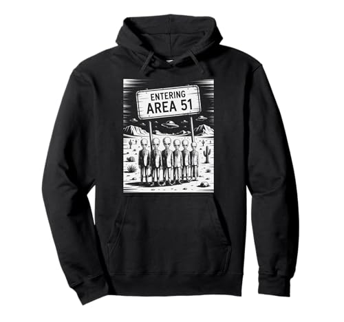 Lustiger Spruch Entering Area 51 Alien Suit UFO-Szene Frauen Männer Pullover Hoodie Lustiger Spruch Entering Area 51 Alien Suit UFO-Szene Frauen Männer Pullover Hoodie von SciFi Fans UFO Hunters Extraterrestrial Geek Humor