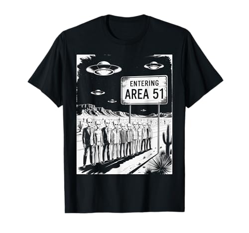 Lustiger Spruch Entering Area 51 Alien Suit UFO-Szene Frauen Männer T-Shirt Lustiger Spruch Entering Area 51 Alien Suit UFO-Szene Frauen Männer T-Shirt von SciFi Fans UFO Hunters Extraterrestrial Geek Humor
