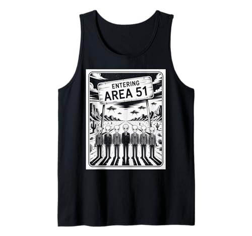 Lustiger Spruch Entering Area 51 Alien Suit UFO-Szene Frauen Männer Tank Top Lustiger Spruch Entering Area 51 Alien Suit UFO-Szene Frauen Männer Tank Top von SciFi Fans UFO Hunters Extraterrestrial Geek Humor
