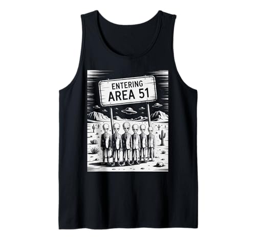 Lustiger Spruch Entering Area 51 Alien Suit UFO-Szene Frauen Männer Tank Top Lustiger Spruch Entering Area 51 Alien Suit UFO-Szene Frauen Männer Tank Top von SciFi Fans UFO Hunters Extraterrestrial Geek Humor