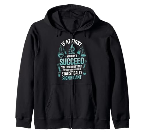 Lustiger Spruch Statistisch signifikant Misserfolge Labor Frauen Männer Kapuzenjacke von Science Nerds Chemists Researchers Data Joke Humor