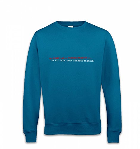 First Law Of Thermodynamics Sweatshirt Gr. XX-Large, saphirblau von Science Sweatshirts