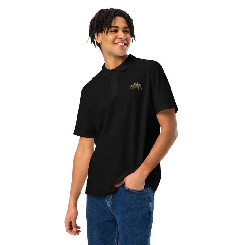 Unisex Spider Joke Piqué Polo Shirt Unisex Spider Joke Piqué Polo Shirt von ScienceIllustrations