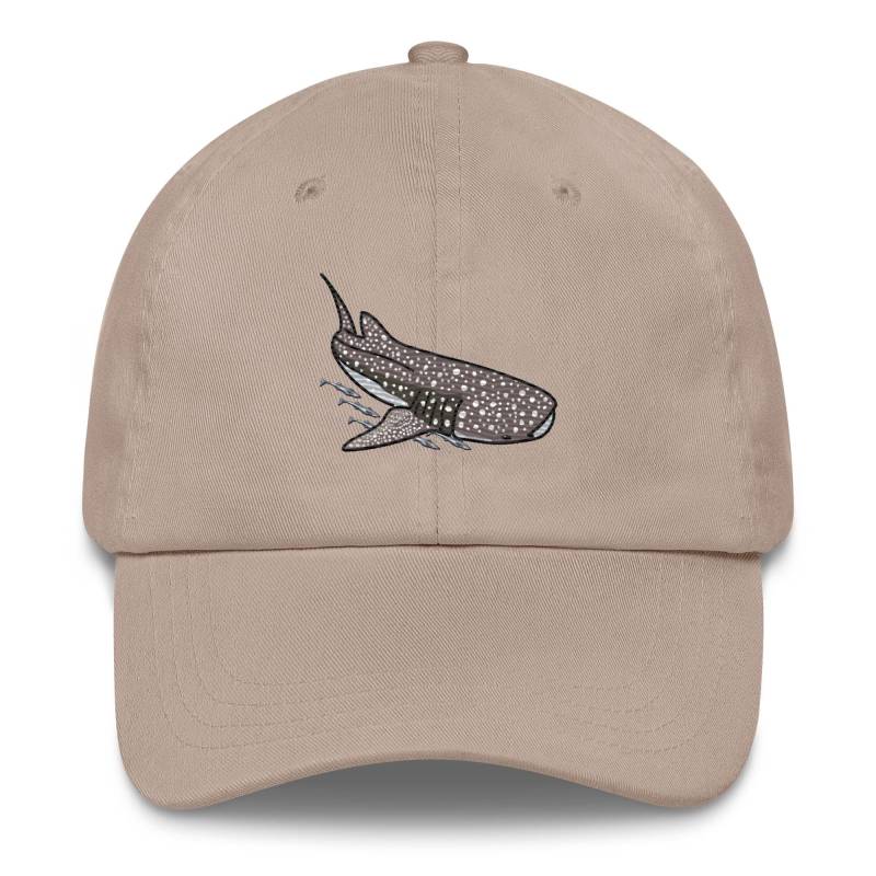 Whale Shark Cap - Embroidered Adjustable Cotton Dad Hat von ScienceIllustrations