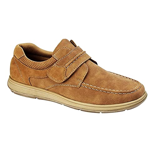 Scimitar Herren Freizeitschuhe mit Klettverschluss (42 EU) (Hellbraun) von Scimitar
