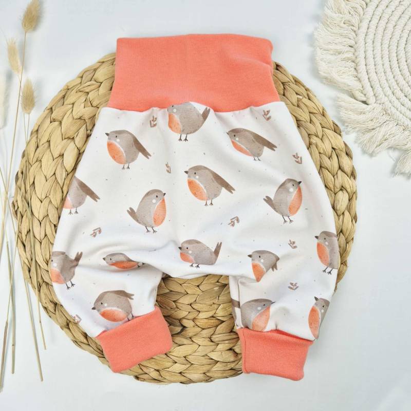 Pumphose Lang Mit Vogel Grösse 44 - 122 von Scindarella