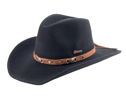 Scippis Bandit Westernhut (DE/NL/SE/PL, Alphanumerisch, M, schwarz) von SCIPPIS