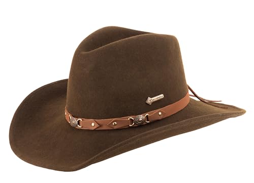 Scippis Bandit Westernhut (DE/NL/SE/PL, Alphanumerisch, XL, braun) von SCIPPIS