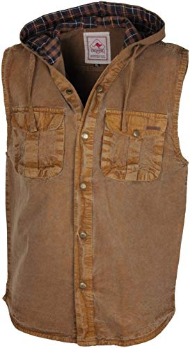 Scippis Damen Canvas »Vest Cairns« Weste, Farbe: tabacco, Größe: L von SCIPPIS