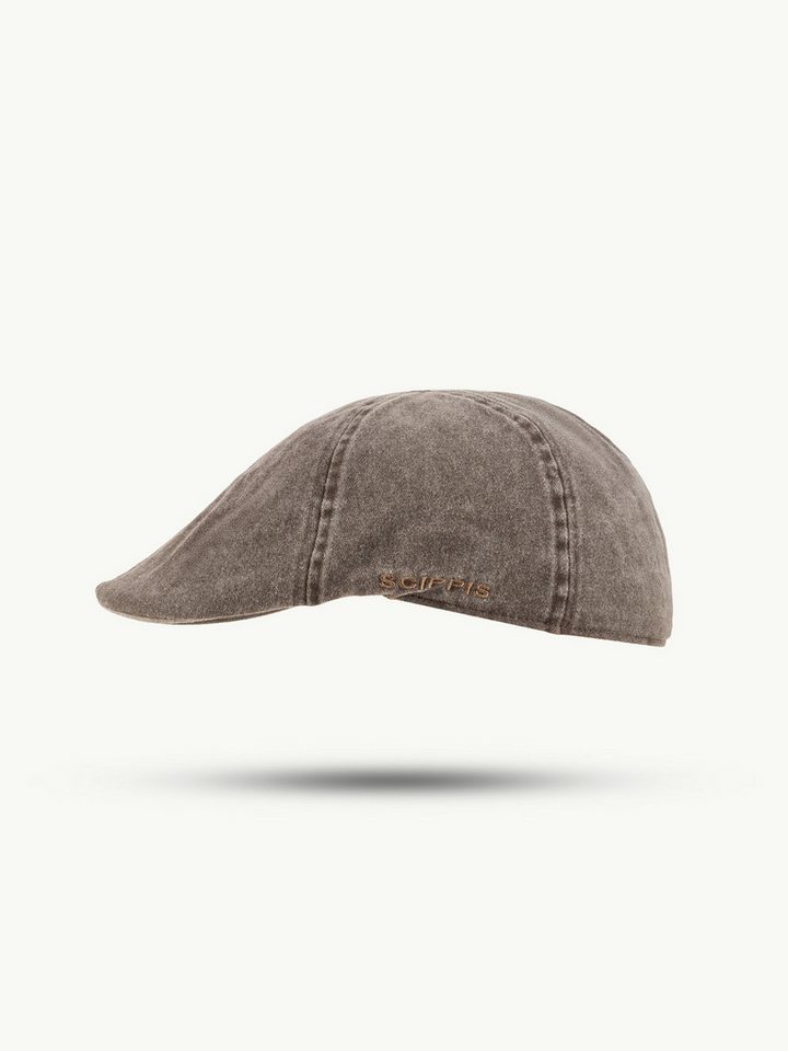 Scippis Flat Cap SCIPPIS Chilla Cap – Canvas Baumwolle, Used-Look, 7 Farben von Scippis