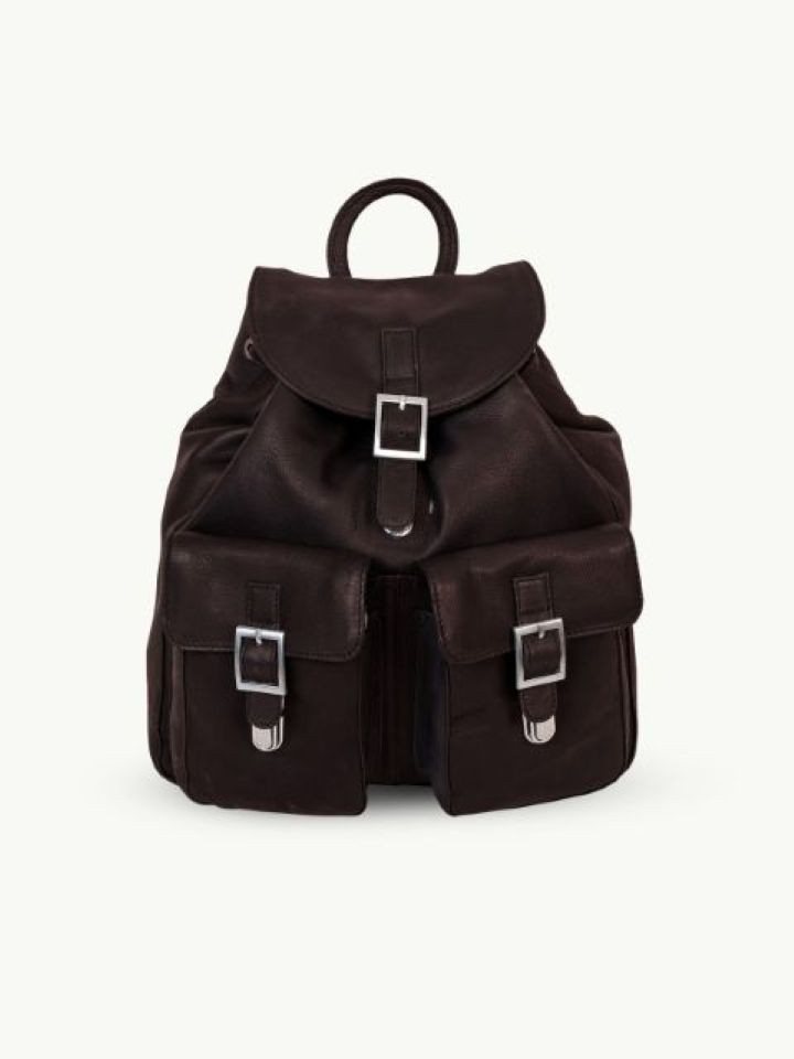 Scippis Freizeitrucksack Backpack AMAZONAS – Klassischer Vachetta-Leder-Rucksack von Scippis