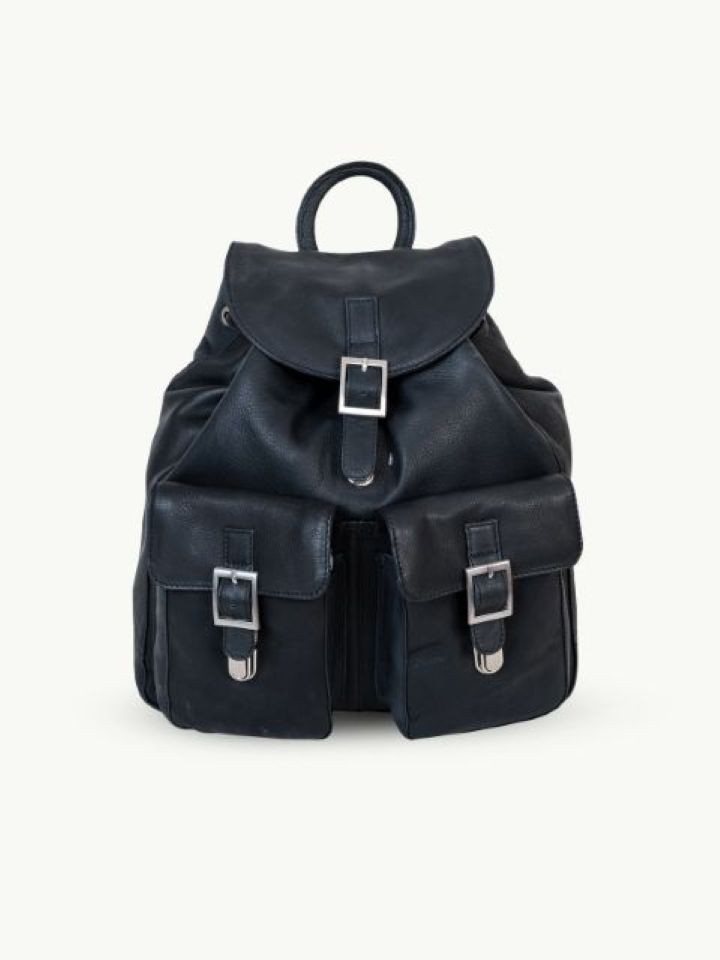 Scippis Freizeitrucksack Backpack AMAZONAS – Klassischer Vachetta-Leder-Rucksack von Scippis