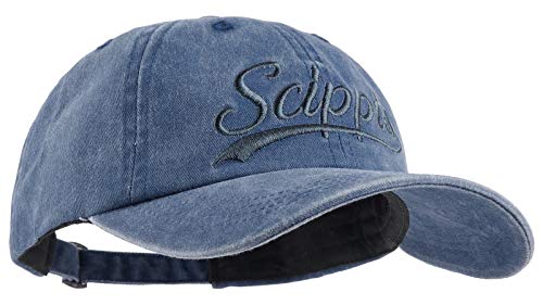 Scippis Herren & Damen Basecap Baseball Schildmütze Snapback Kappe Mütze Cap Schriftzug« Blau von SCIPPIS