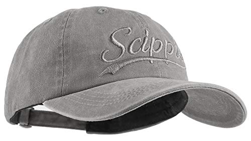 Scippis Herren & Damen Basecap Baseball Schildmütze Snapback Kappe Mütze Cap Schriftzug« Grau von Scippis