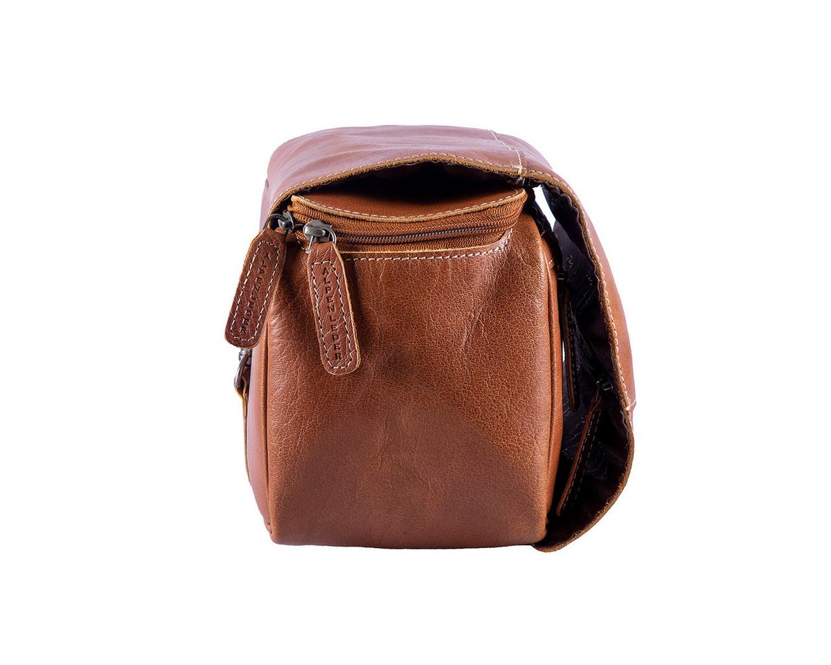 Scippis Kulturbeutel ROLL UP Kulturtasche – Premium Leder-Kulturbeutel von Scippis