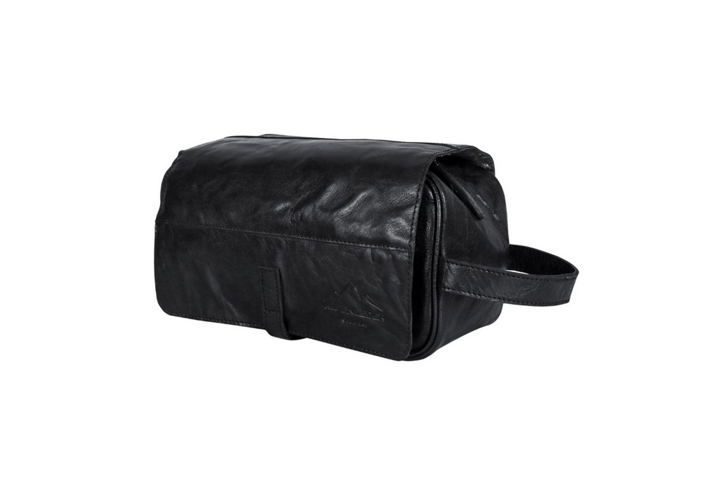 Scippis Kulturbeutel ROLL UP Kulturtasche – Premium Leder-Kulturbeutel von Scippis