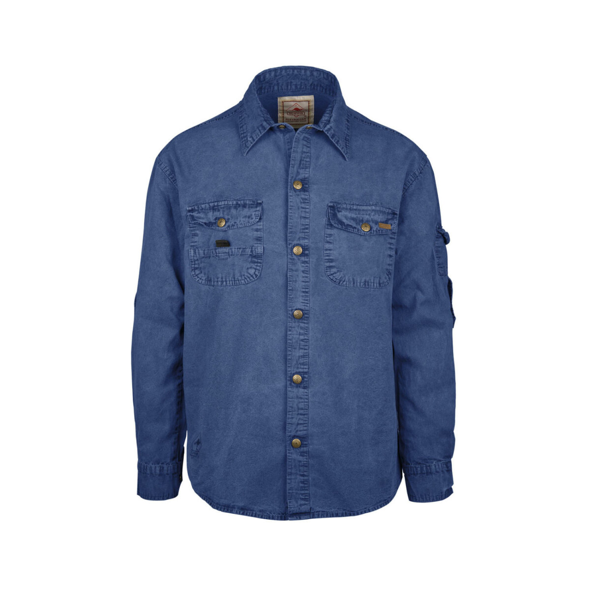 Scippis Outdoorhemd Herrenhemd Freizeithemd -Cowra- denim blue-3XL von Scippis