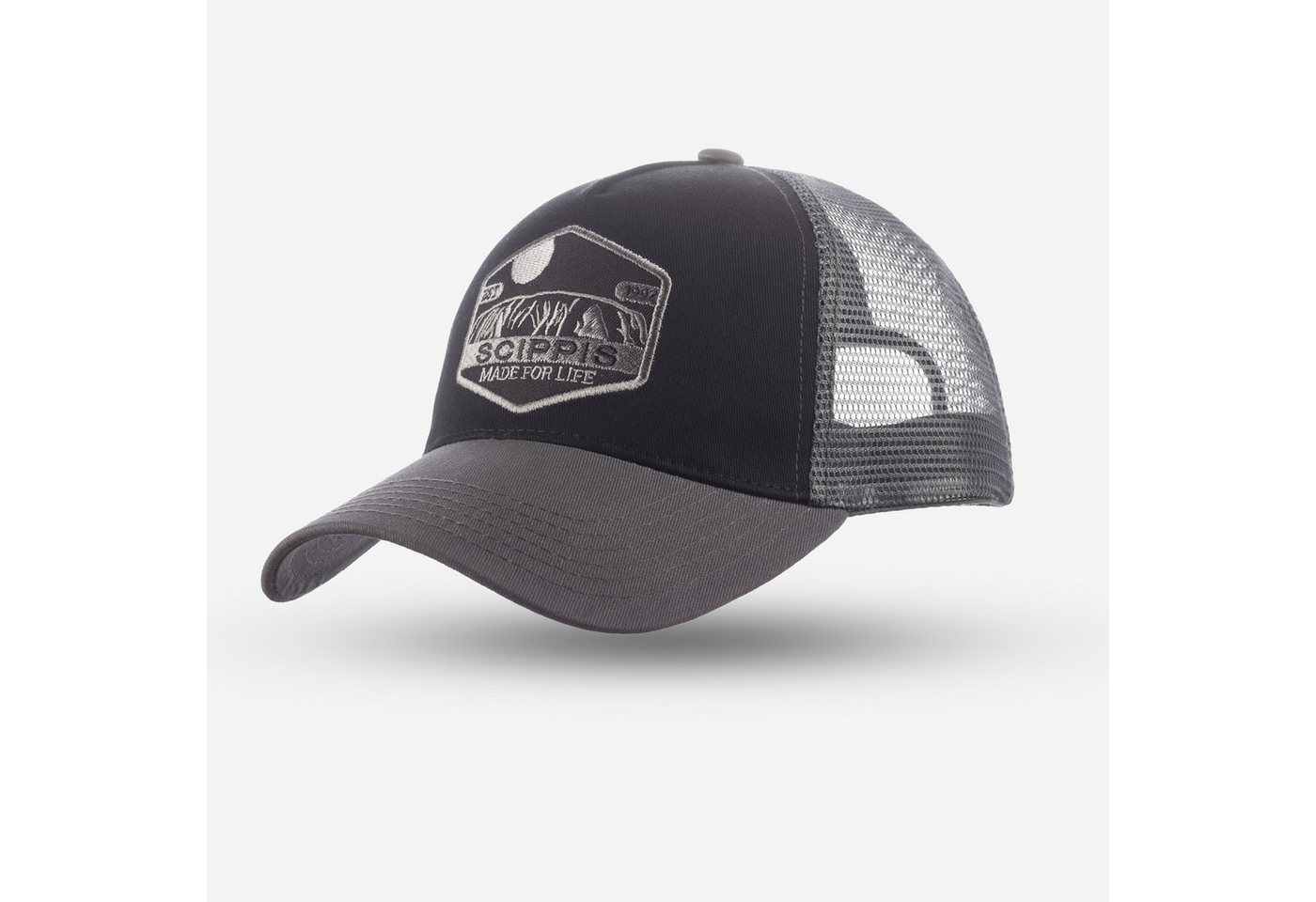 Scippis Outdoorhut CIPPIS Uluru Cap Snapback aus Baumwoll-Polyester-Mix black-white von Scippis
