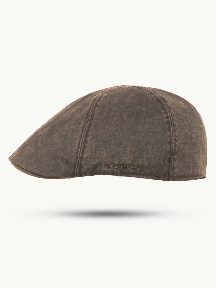 Scippis Outdoorhut SCIPPIS Belfast Cap – Klassische Flatcap aus Baumwoll-Polyester, braun Scippis Outdoorhut SCIPPIS Belfast Cap – Klassische Flatcap aus Baumwoll-Polyester, braun von Scippis